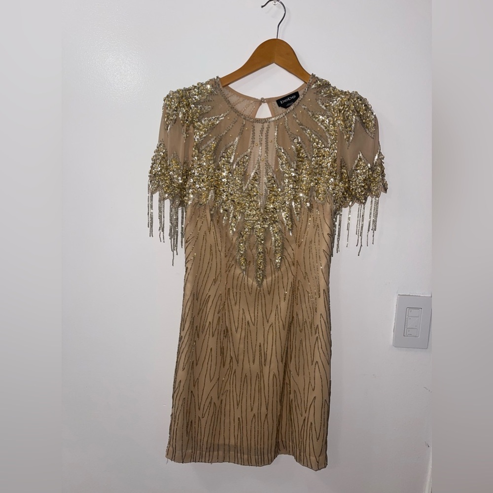 Bebe beaded dress